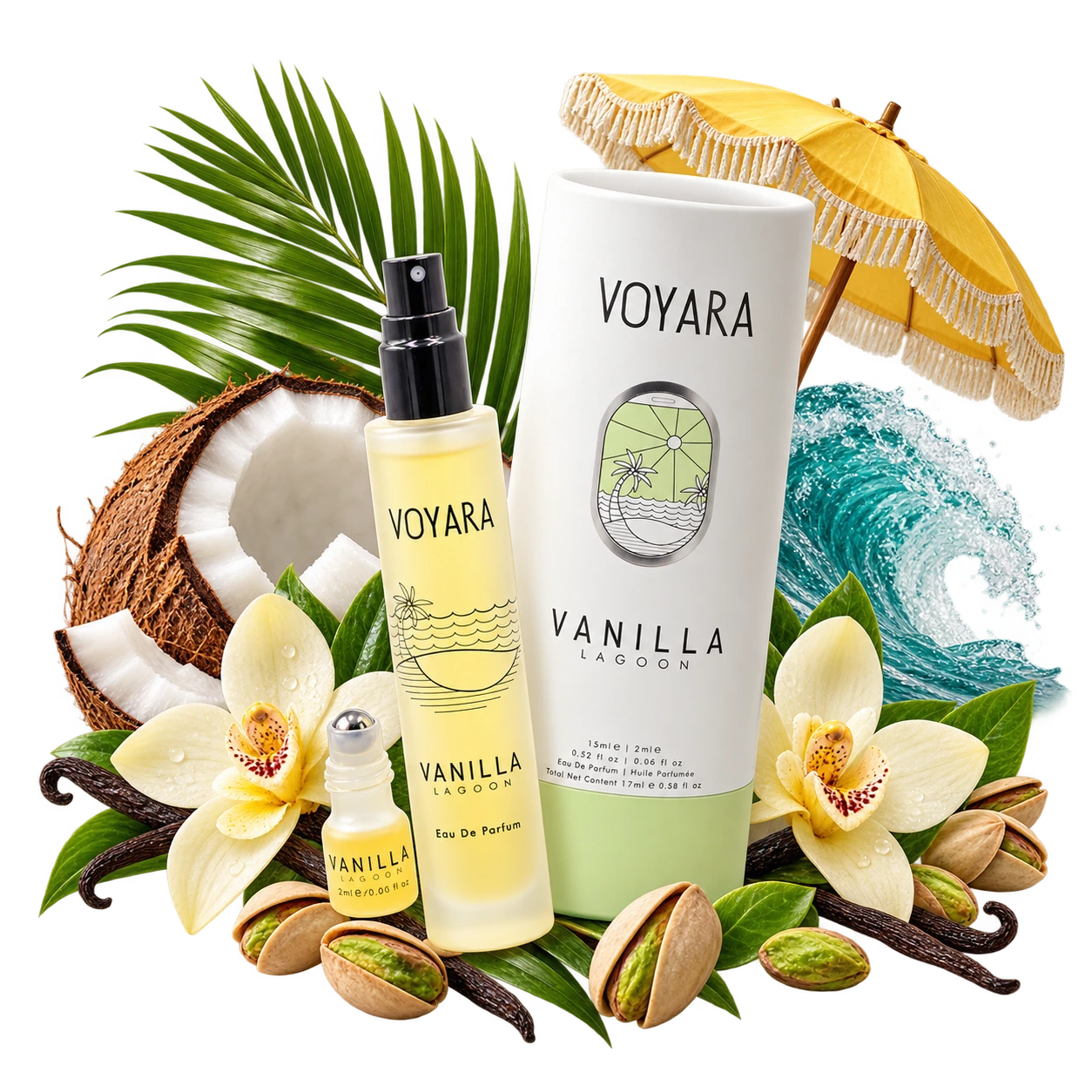 Vanilla Lagoon fragrance duo